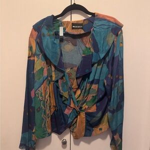 Colorful Vintage Women's Top